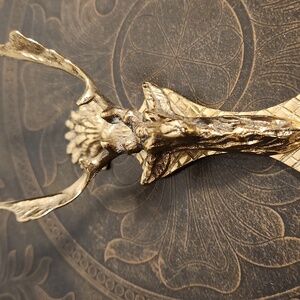 Brass Deer Head Door Knocker Or Wall Hook